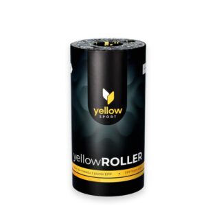 Role de masaj YellowROLLER negru și galben 30cm